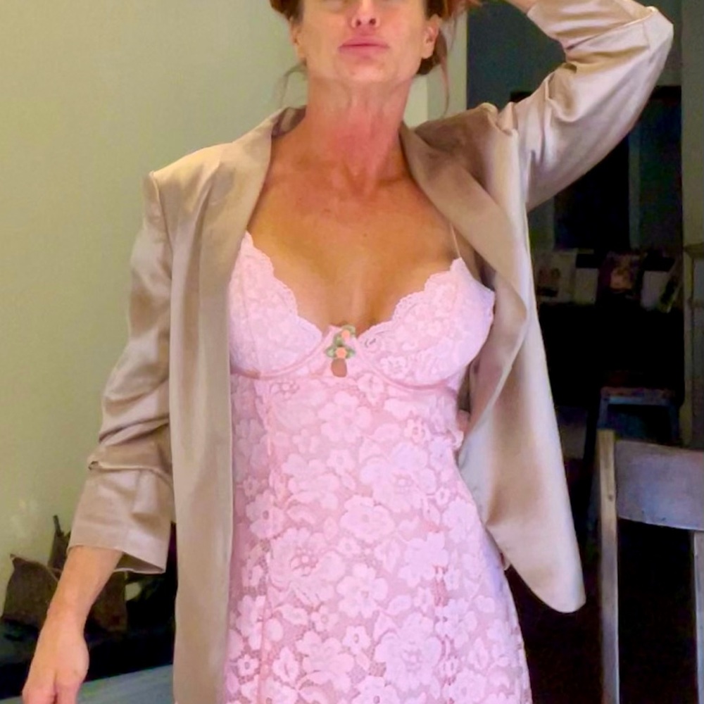 For Love and Lemons from Victoria’s Secret. Size large. BEAUTIFUL Dress! 😍